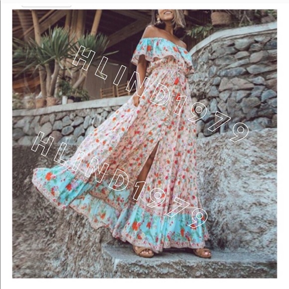 ⚠️FINAL MARKDOWN ⚠️Hosannah Maxi Dress - Lotus - Picture 5 of 8